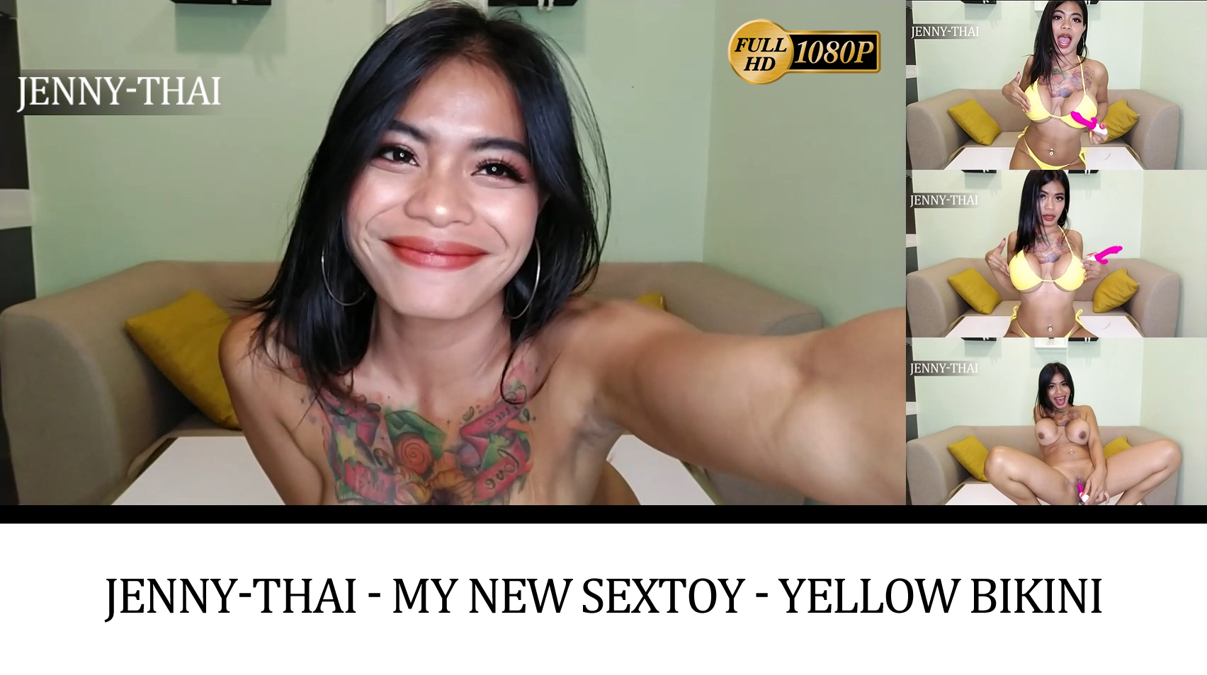 Jenny-Thai - My new Sextoy - Yellow Bikini - www.Big7.com